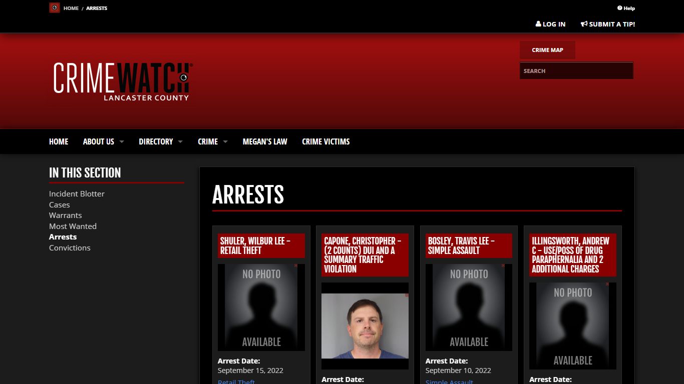 Arrests | CRIMEWATCH